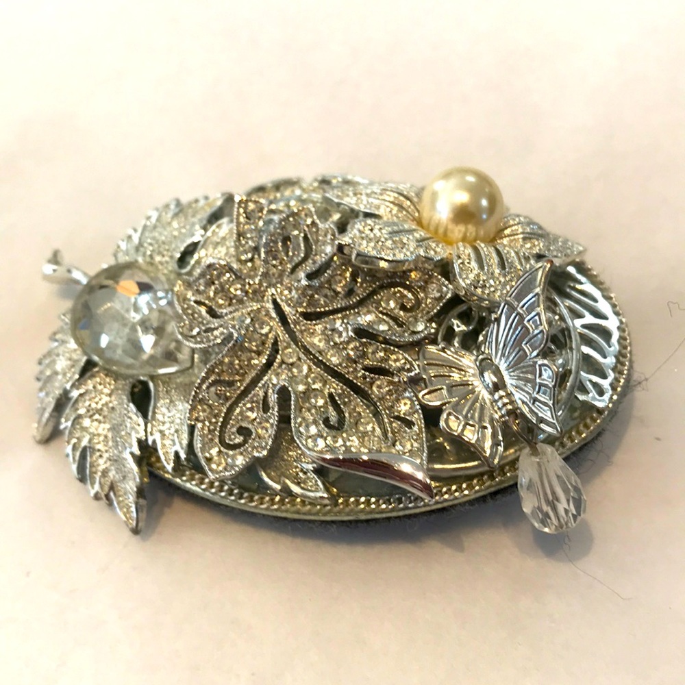 Vintage Handmade Embellished Belt Buckle